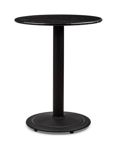 Blumfeldt Patras Pearl, bistro stolek, secesní styl, mramor, Ø 60 cm, výška 75 cm, litina
