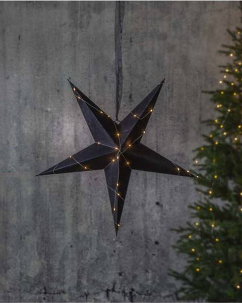 Star Trading Černá vánoční světelná dekorace Star Trading Velvet, ø 60 cm