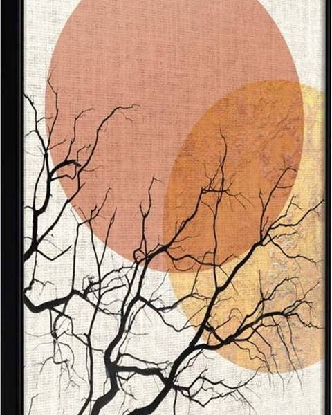 Artgeist Plakát v rámu Artgeist Gloomy Tree, 30 x 45 cm