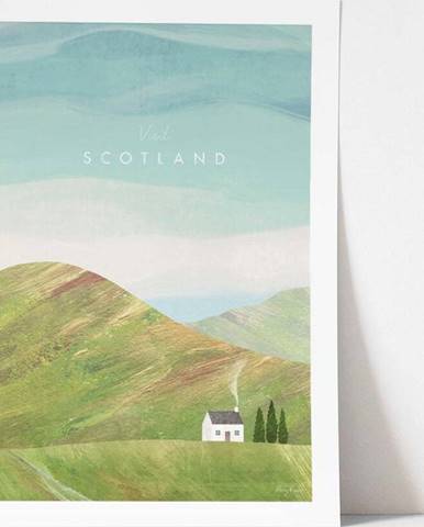 Plakát Travelposter Scotland, A2