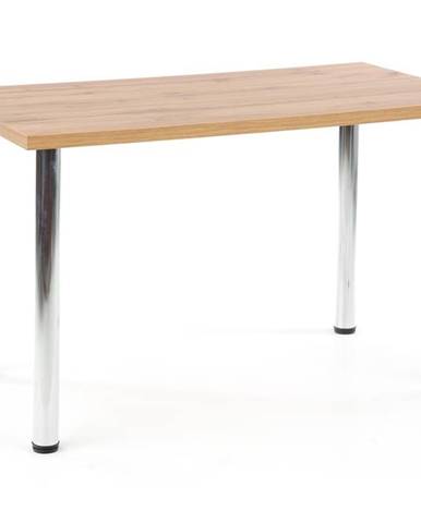 Jídelní stůl MODEX 120, dub wotan/chrom