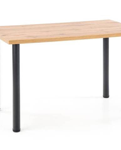 Jídelní stůl MODEX 2 120, dub wotan/černá
