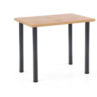 Jídelní stůl MODEX 2 90, dub wotan/černá