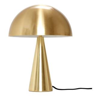 Stolní lampa ve zlaté barvě Hübsch Herho
