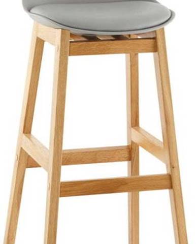 Šedá barová židle Kokoon Elody, výška 102 cm