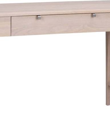 Matně lakovaný dubový konzolový stolek Rowico Fulla