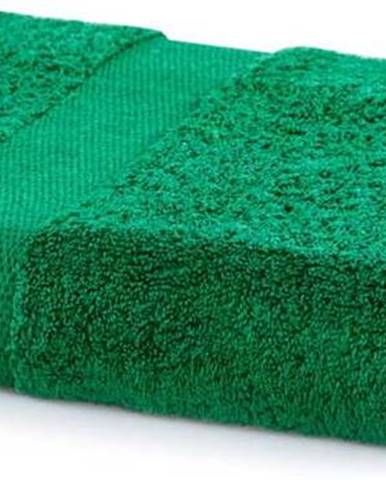 Zelený ručník DecoKing Marina, 70 x 140 cm