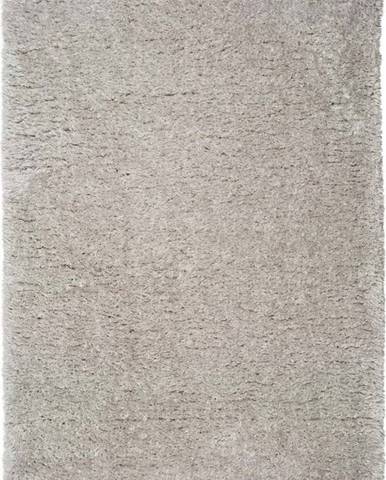 Šedý koberec Universal Floki Liso, 140 x 200 cm