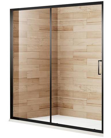Sprchové dveře Patio 140x195 černý profil