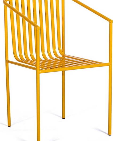 Le Bonom Sada 2 žlutých zahradních židlí Bonami Selection Cecile