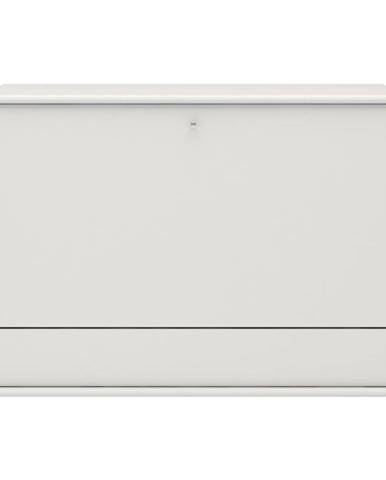 Bílá nástěnná multifunkční skříňka Mistral 004