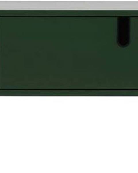 Tenzo Tmavě zelená TV komoda Tenzo Uno, šířka 137 cm