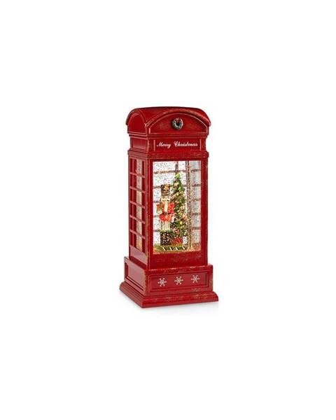 Červená vánoční světelná dekorace Markslöjd Mister Telephone