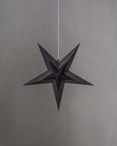 Černá vánoční dekorace Star Trading Diva, ø 60 cm