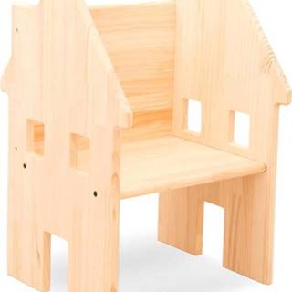 Dětská židle z masivní borovice Little Nice Things HappyHouse