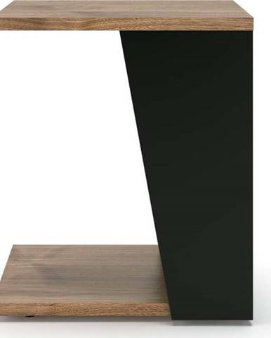 Černý odkládací stolek TemaHome Albi