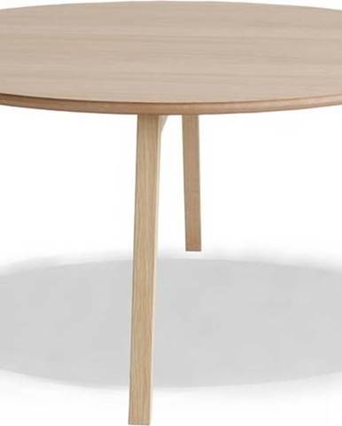 Konferenční stolek podýhovaný dubem Hammel Iris Ø 90 cm