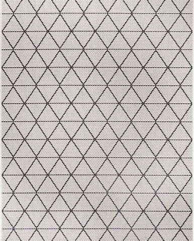 Černo-šedý venkovní koberec Ragami Athens, 120 x 170 cm