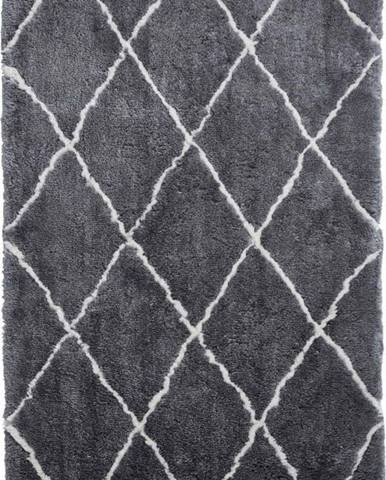 Šedý koberec Think Rugs Morocco, 120 x 170 cm