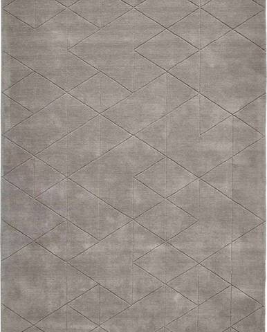Šedý vlněný koberec Think Rugs Kasbah, 150 x 230 cm