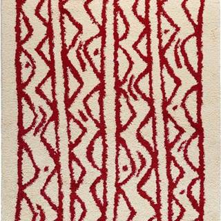 Krémovo-červený koberec Bonami Selection Morra, 160 x 230 cm