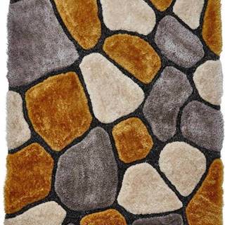 Šedo-žlutý koberec Think Rugs Noble House Rock, 120 x 170 cm
