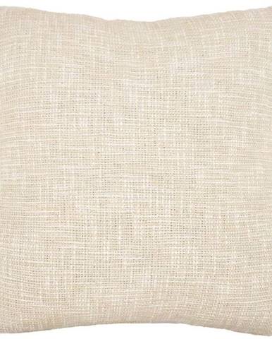 Béžovo-bílý bavlněný polštář PT LIVING Mesh, 45 x 45 cm