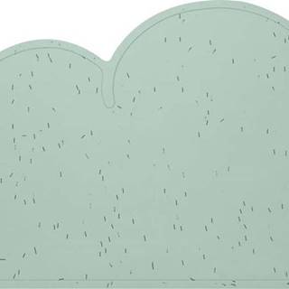 Světle zelené silikonové prostírání Kindsgut Cloud, 49 x 27 cm