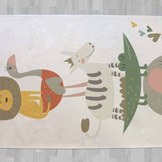 Dětský koberec Little Nice Things Love Animals, 195 x 135 cm