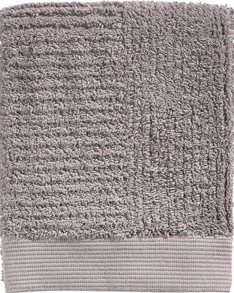 Tmavě šedý bavlněný ručník Zone Classic, 70 x 50 cm