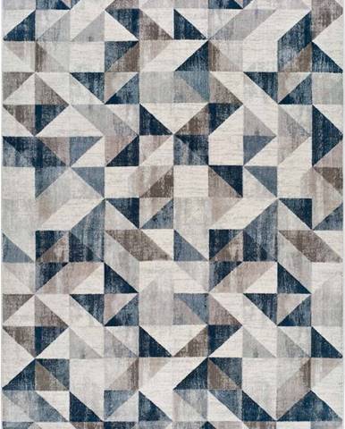 Šedo-modrý koberec Universal Babek Mini, 80 x 150 cm