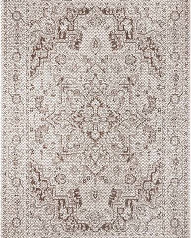 Hnědo-béžový venkovní koberec Ragami Vienna, 120 x 170 cm