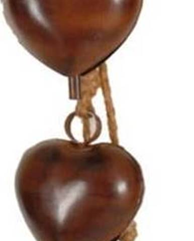 Girlanda 5 zvoněčků ve tvaru srdce Antic Line