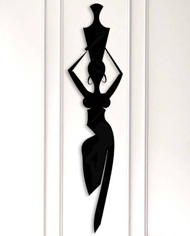 Černá kovová nástěnná dekorace Kate Louise Shape