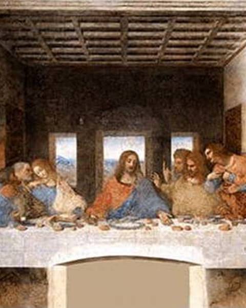 Fedkolor Reprodukce obrazu Leonardo da Vinci - The Last Supper, 80 x 40 cm