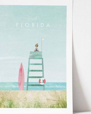Plakát Travelposter Florida, A2