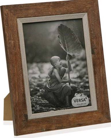 Dřevěný rámeček na fotografii Versa Madera Marron, 22,5 x 27,5 cm