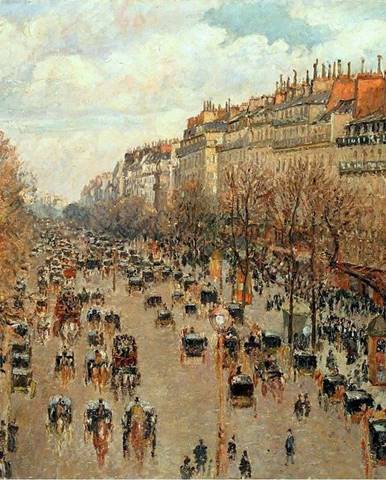 Reprodukce obrazu 90x70 cm Boulevard Montmartre - Fedkolor