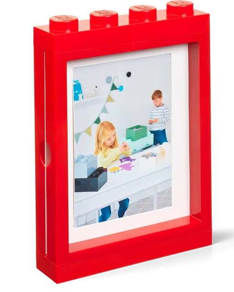 LEGO Červený rámeček na fotku LEGO®, 19,3 x 26,8 cm
