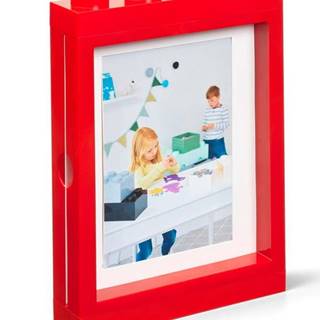 Červený rámeček na fotku LEGO®, 19,3 x 26,8 cm