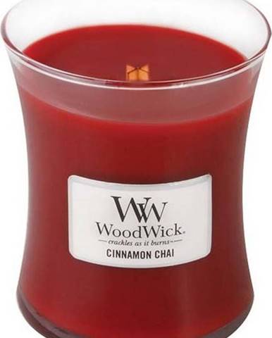 Vonná svíčka WoodWick Skořice a vanilka, 55 hodin hoření