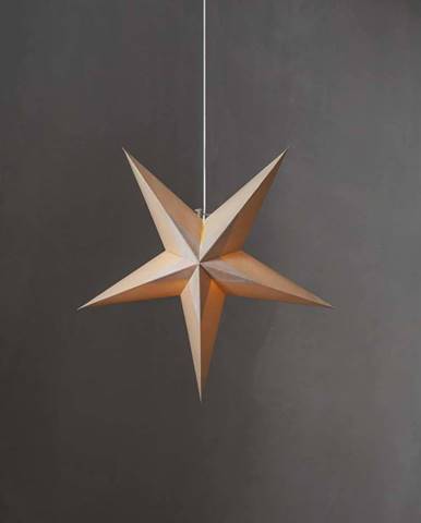 Béžová vánoční dekorace Star Trading Diva, ø 60 cm