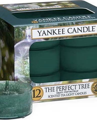 Sada 12 vonných svíček Yankee Candle The Perfect Tree, doba hoření 4 h