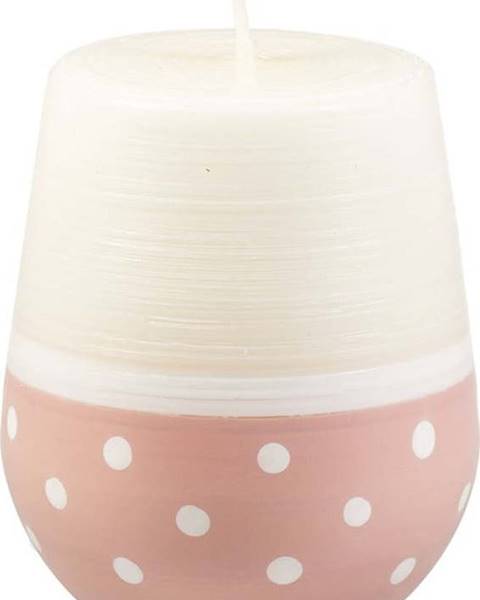 Unipar Bílo-růžová svíčka Unipar Sweetness, doba hoření 32 h