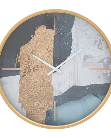 Modré nástěnné hodiny Mauro Ferretti Art, ø 60 cm