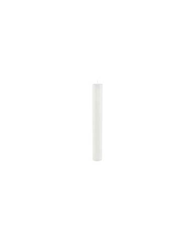 Bílá dlouhá svíčka Ego Dekor Cylinder Pure, doba hoření 30 h
