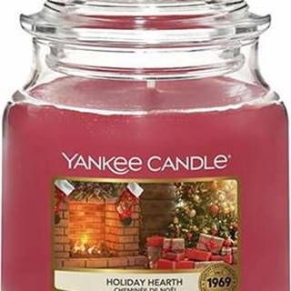 Vonná svíčka Yankee Candle Holiday Hearth, doba hoření 65 h