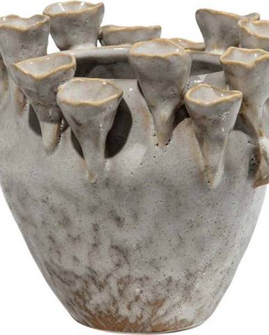 Keramická váza s designem korálového útesu BePureHome Coral, výška 14 cm