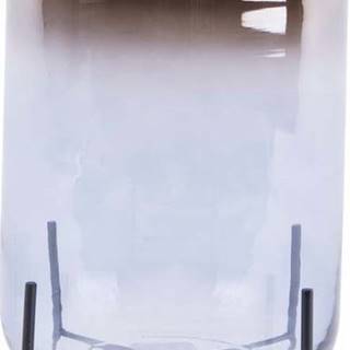 Skleněná váza PT LIVING Silver Fade, výška 29 cm