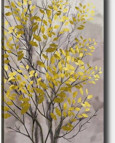 Nástěnný obraz na plátně Tablo Center Fall Yellow, 40 x 60 cm